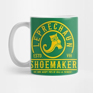 Leprechaun Shoemaker (Gold) Mug